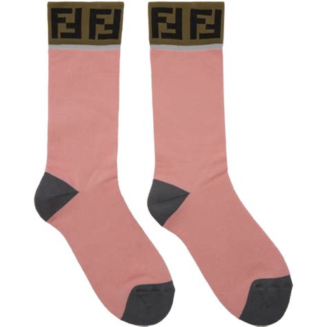 pink fendi stockings|Fendi stockings for women.